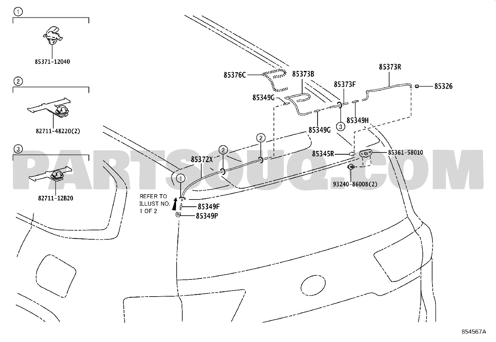 WIRING & CLAMP / toyota | part list｜JP-CarParts.com