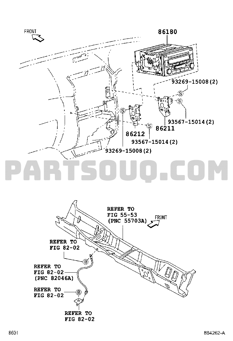 RADIO RECEIVER & AMPLIFIER & CONDENSER | Toyota AVANZA F602RM 