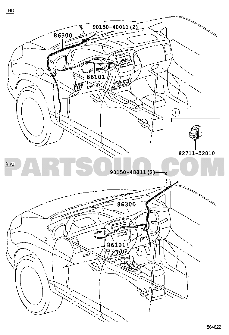 Toyota deals innova antenna