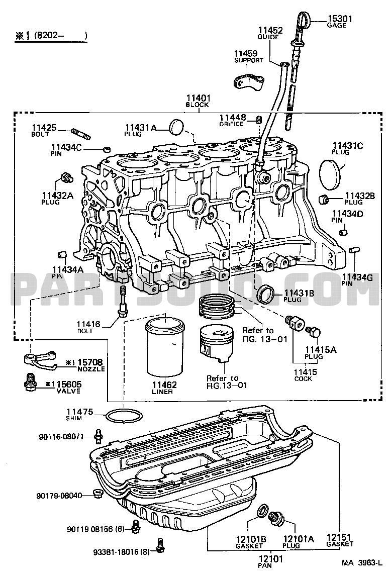 Engine/Fuel/Tool | Toyota CHASER LX60-DEMNSY GX6#,LX6#,MX61,RX6#,SX60 ...