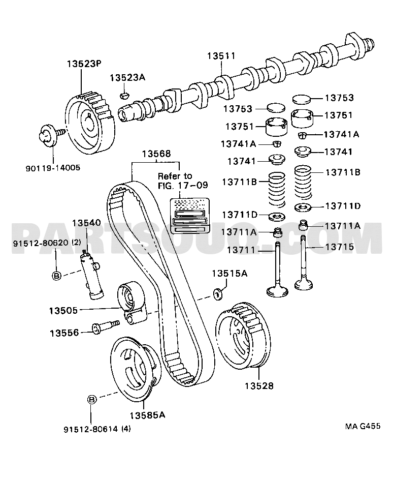 camshaft-valve-toyota-hilux-kzn130g-gjmgt-08-1993-11-1995-parts