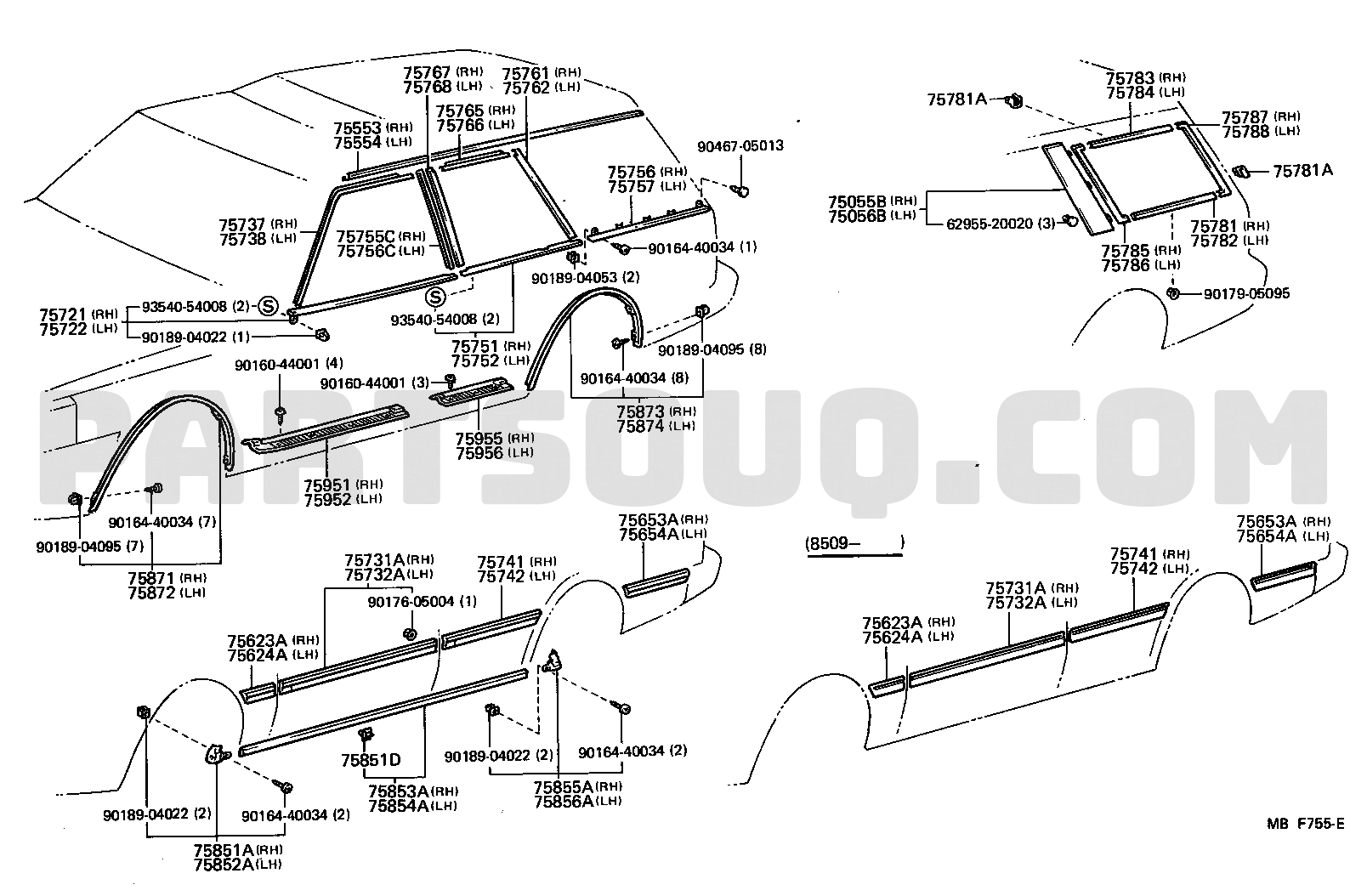 Body/Interior | Toyota CROWN MS122LG-SWMGS YS120,MS12#,LS120 