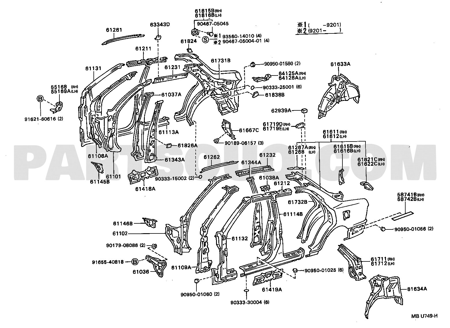 Body/Interior | Toyota CAMRY/VISTA VZV32-ATPQK SV3#,VZV3#,CV30