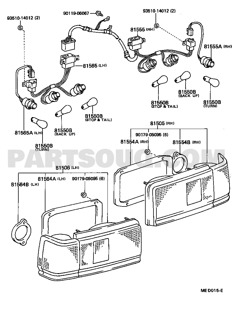 Electrical | Toyota COROLLA CE80-ELPNS AE8#,CE80,EE80 | Parts