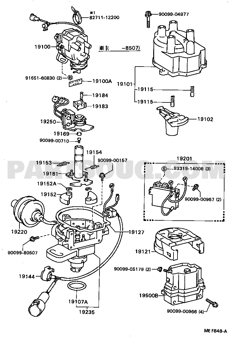 Engine/Fuel/Tool | Toyota SPRINTER EE80-FEKDS AE8#,CE80,EE80