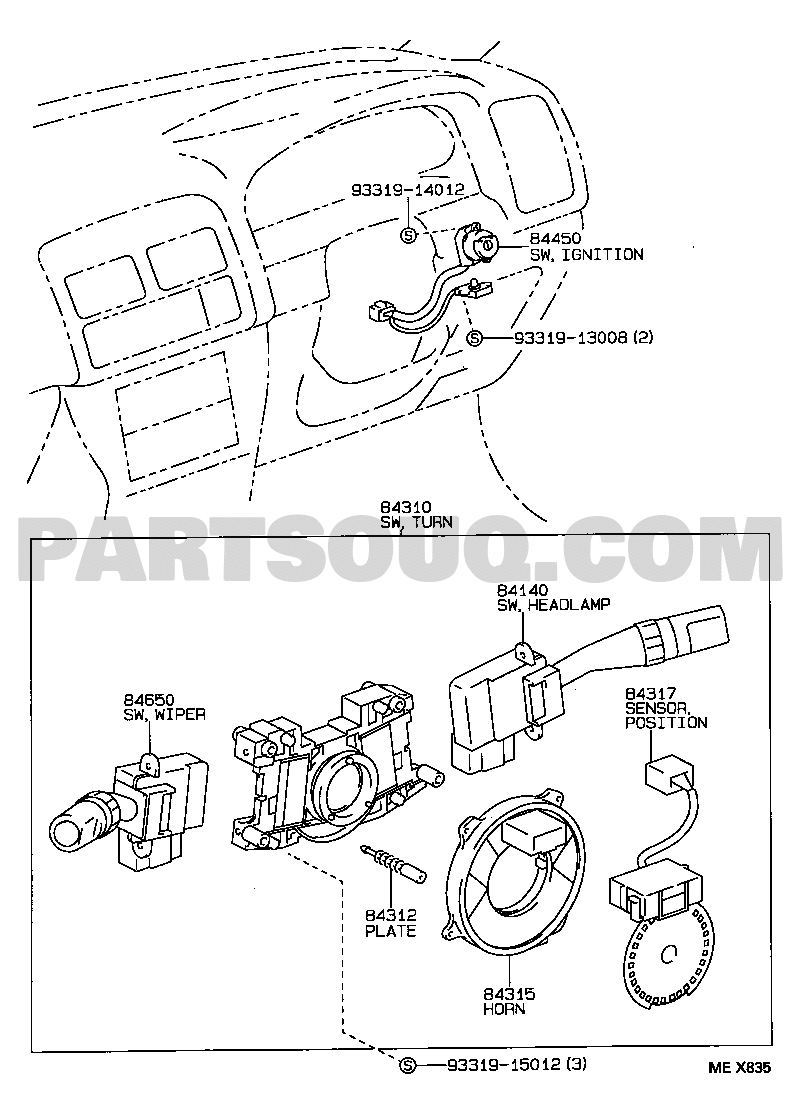 Electrical | Toyota CAMRY/VISTA SV40-AEPDK SV4#,CV4# | Parts Electrical | Toyota CAMRY/VISTA SV40-AEPDK SV4#,CV4# | Parts