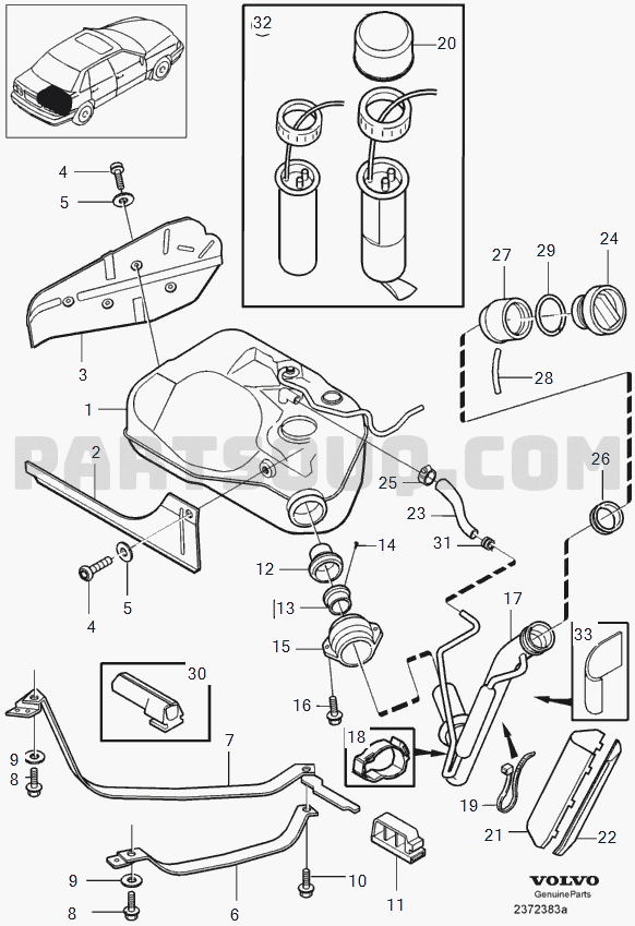 V70 parts shop