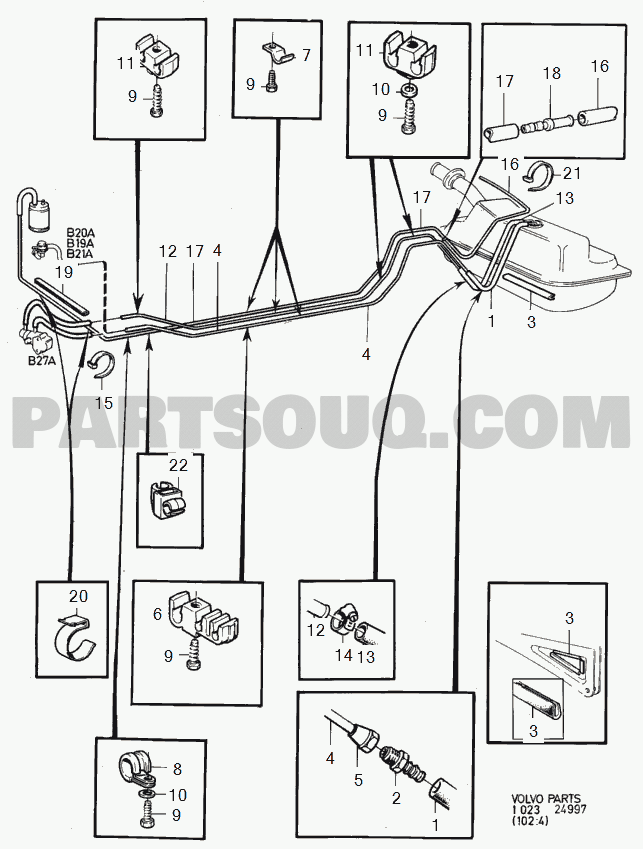 Volvo 240 fuel line deals