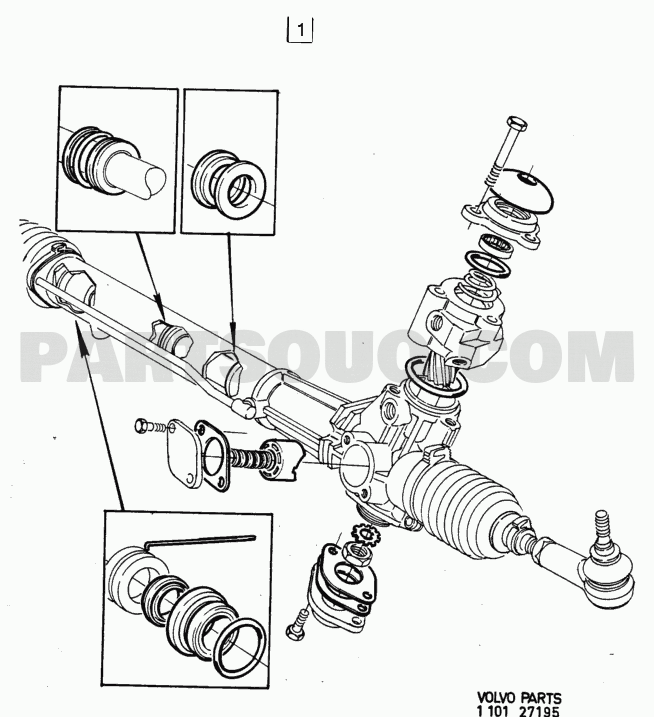 VOLVO 240 International Misc (INT) repair kits steering box