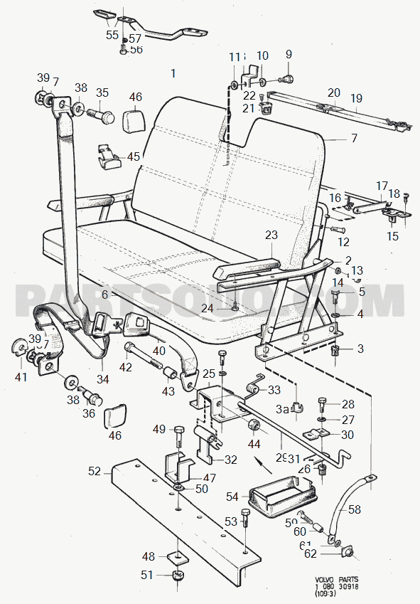 VOLVO 240 International Misc (INT) extra seat