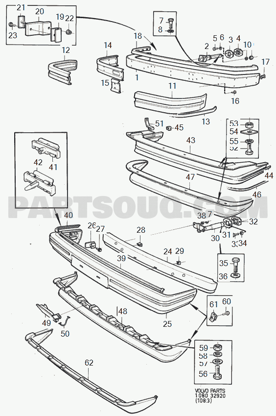 VOLVO 240 International Misc (INT) Front bumper, spoiler