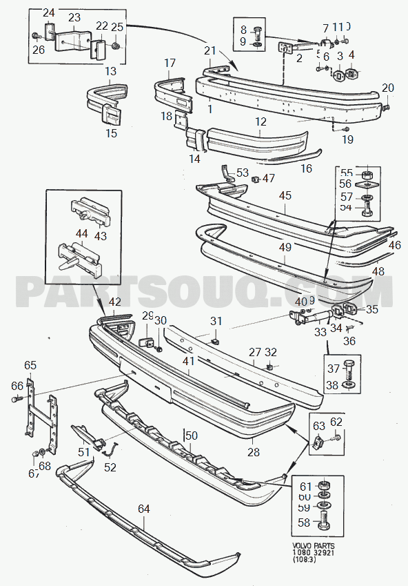 VOLVO 240 International Misc (INT) Front bumper, spoiler