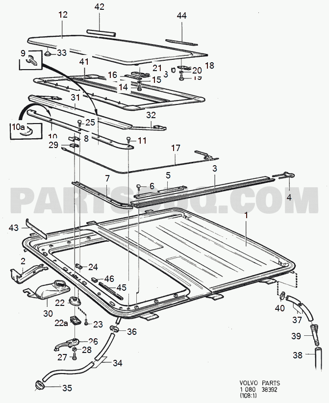 VOLVO 240 International Misc (INT) roof hatch