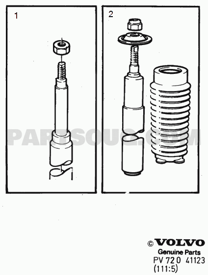 VOLVO 240 International Misc (INT) repair kits Shock absorbers