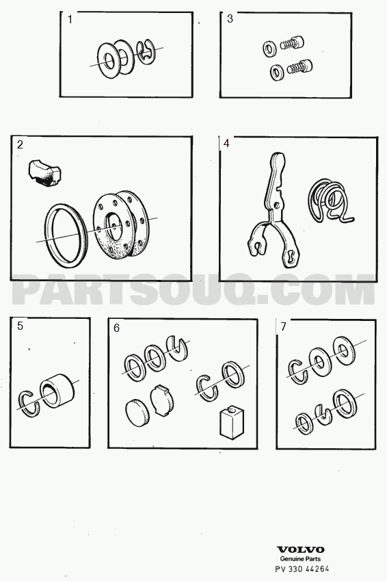 VOLVO 240 International Misc (INT) Starter motor repair kits DSL