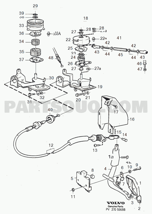 VOLVO 240 International Misc (INT) Throttle control