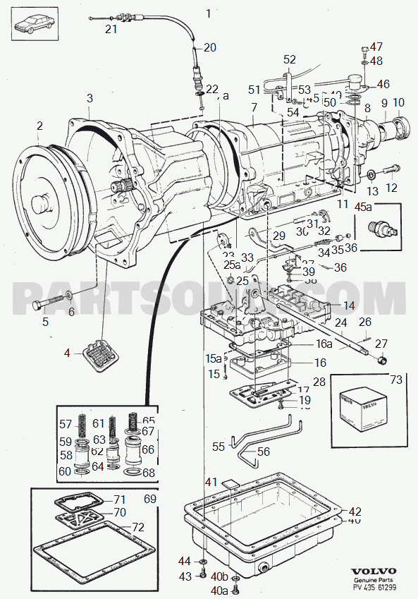 VOLVO 240 International Misc (INT) automatic transmission 1208284
