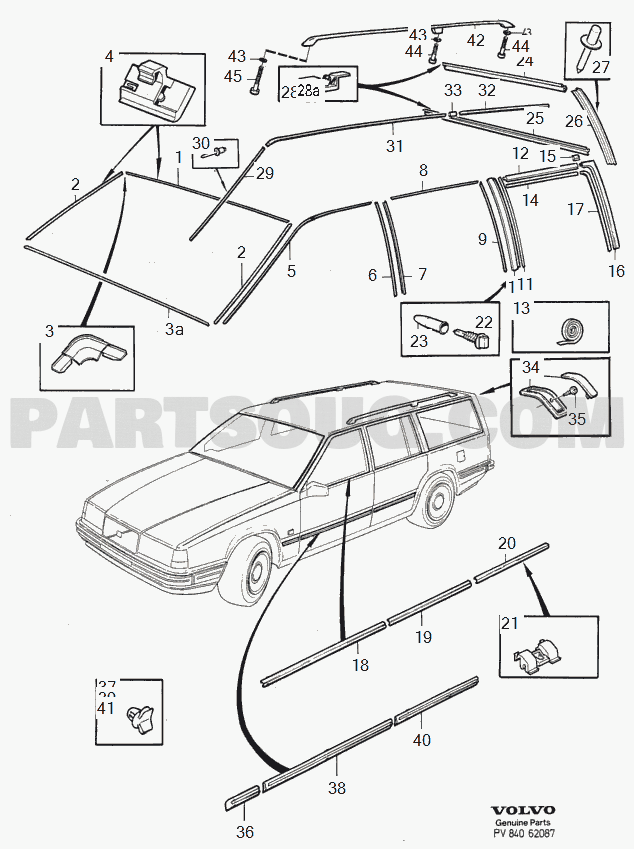 Volvo 960 clearance parts