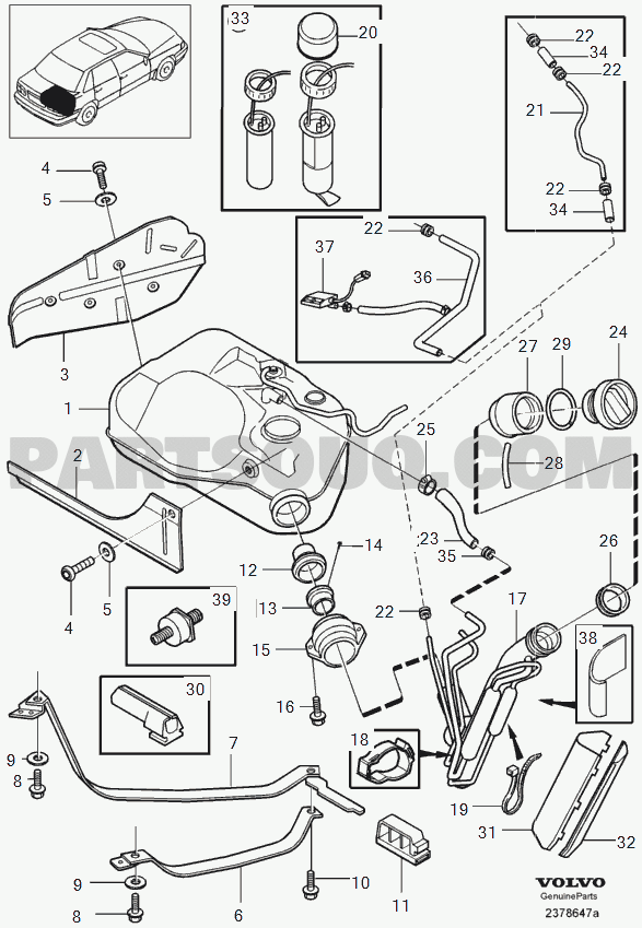 Volvo shop c70 parts
