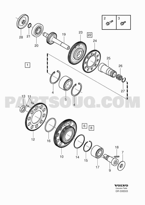 transmission gear | Volvo S60 (11-) Volvo Cars Europe (EUR) 2011 