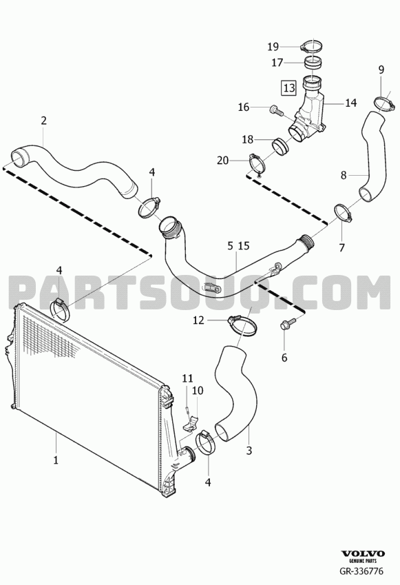 Volvo xc90 intercooler deals