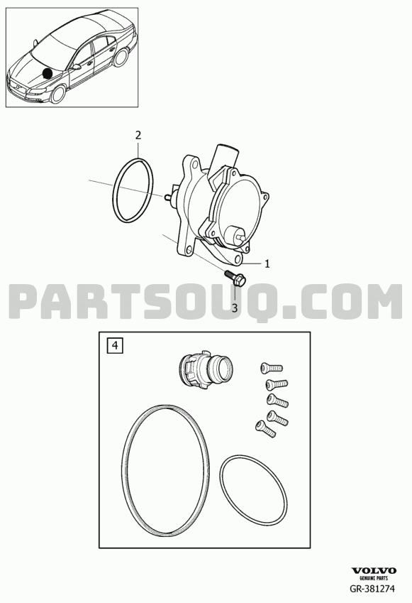 25 Intake and exhaust system | Volvo V70 (08-) International Misc