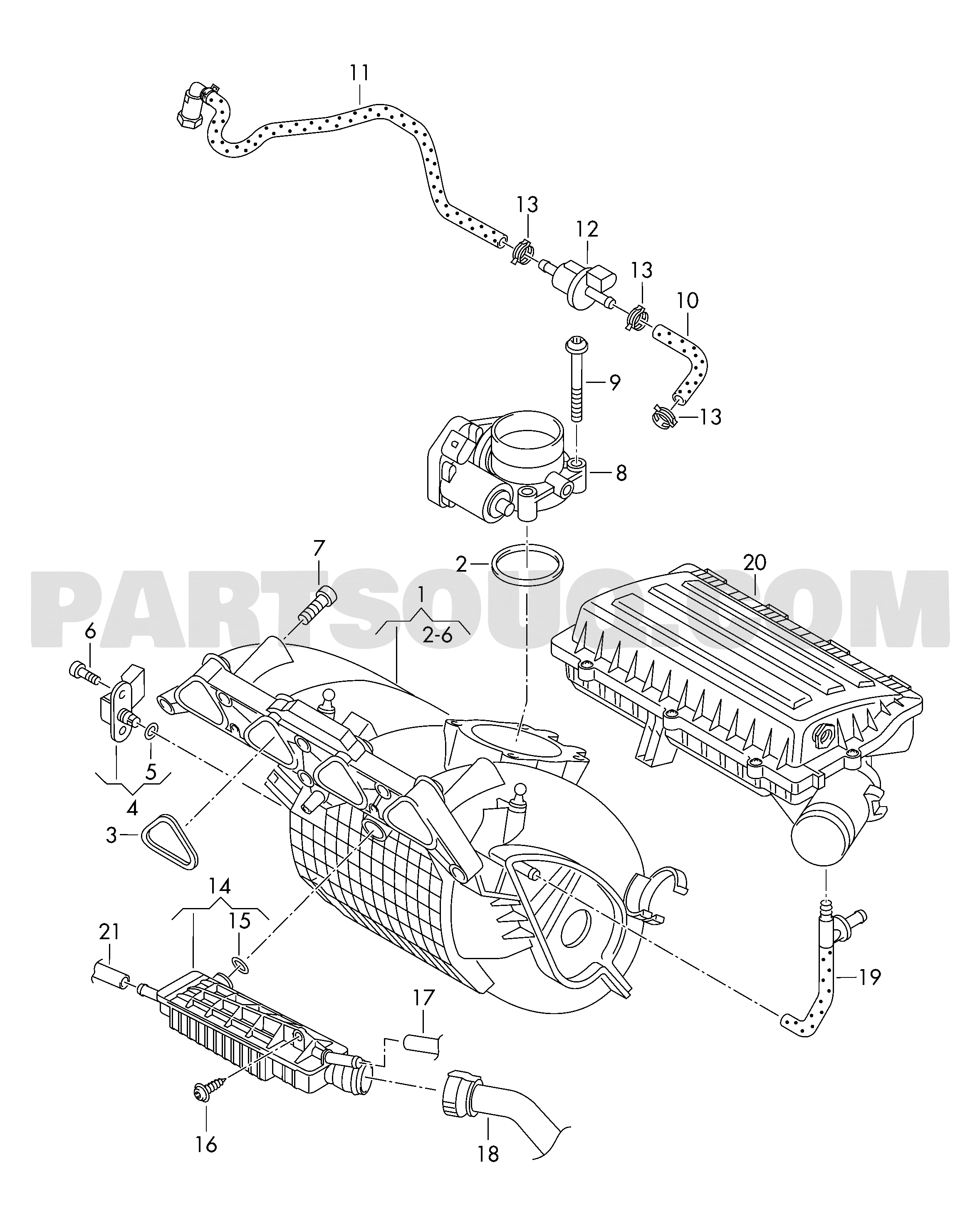 Joint D'Étanchéité VW Original Volkswagen N 90617501 - Pièce Authentique NEUF