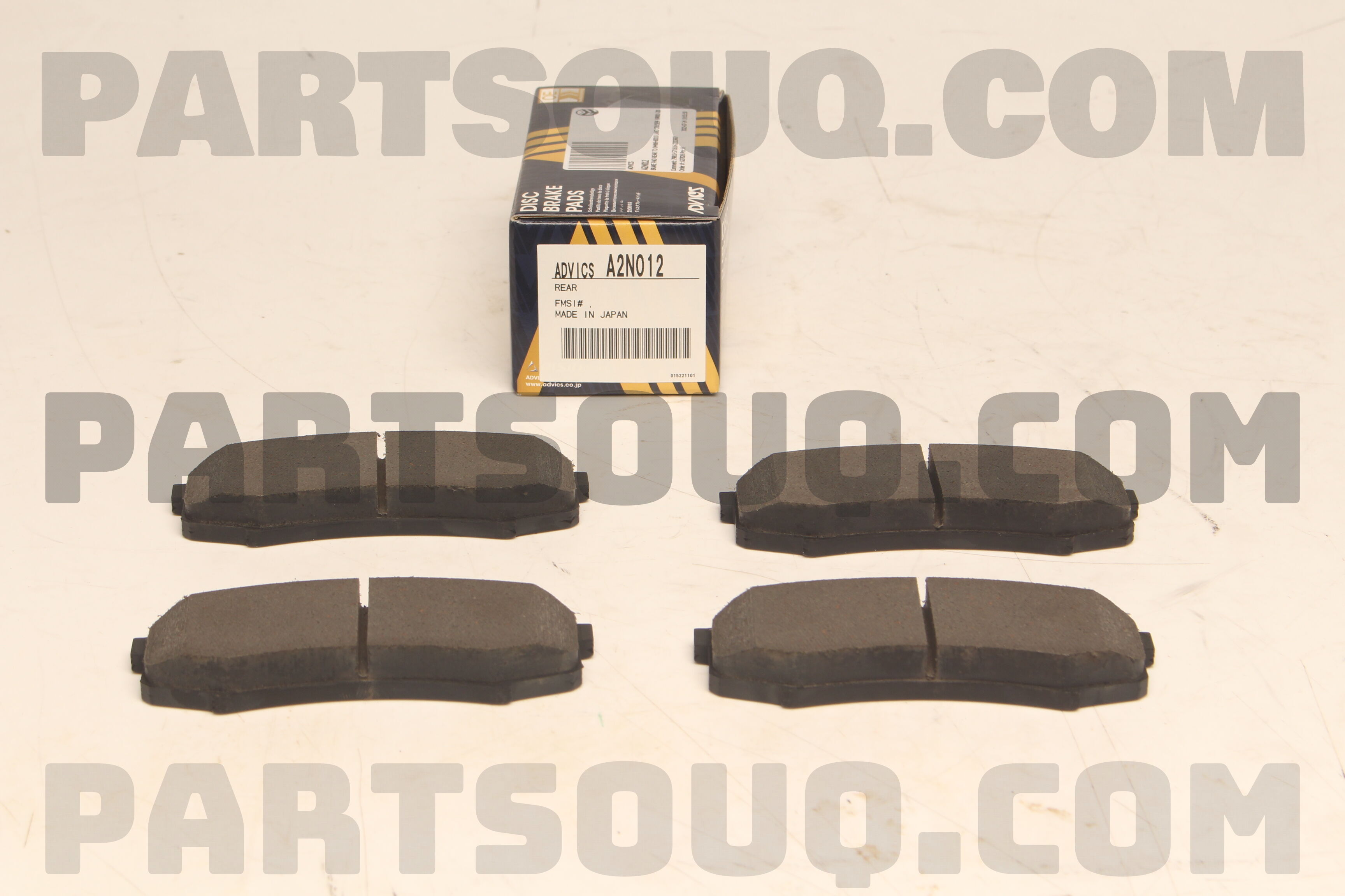 BRAKE PAD REAR TO 04466-60010 LAND CRUISER 199001-200611 ADVICS