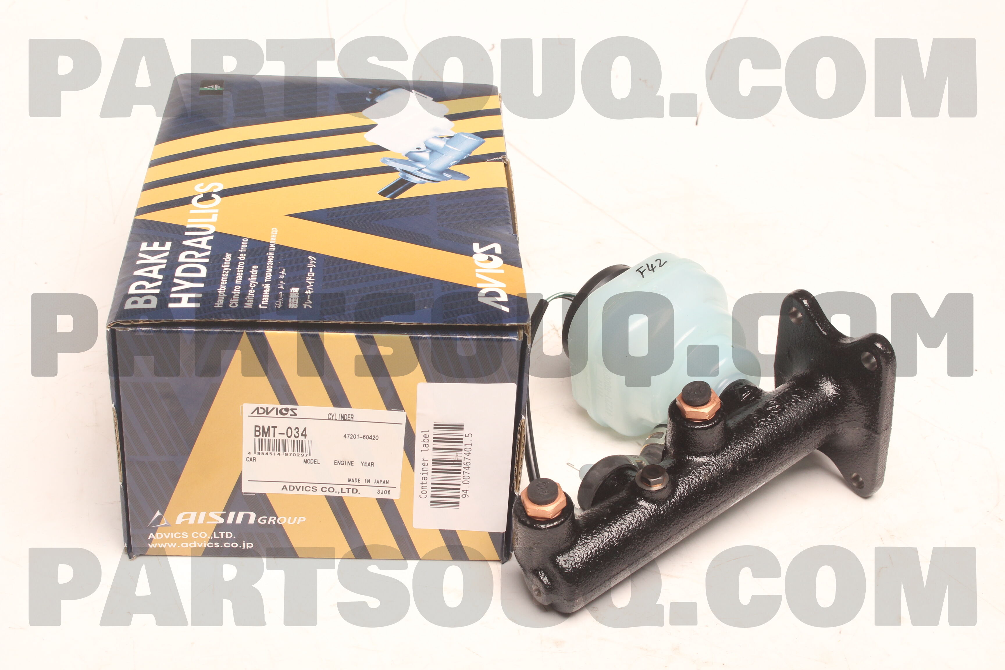 BRAKE MASTER CYLINDER TO 47201-60420 LAND CRUISER 199001 BRAKE MASTER CYLINDER TO 47201-60420 LAND CRUISER 199001