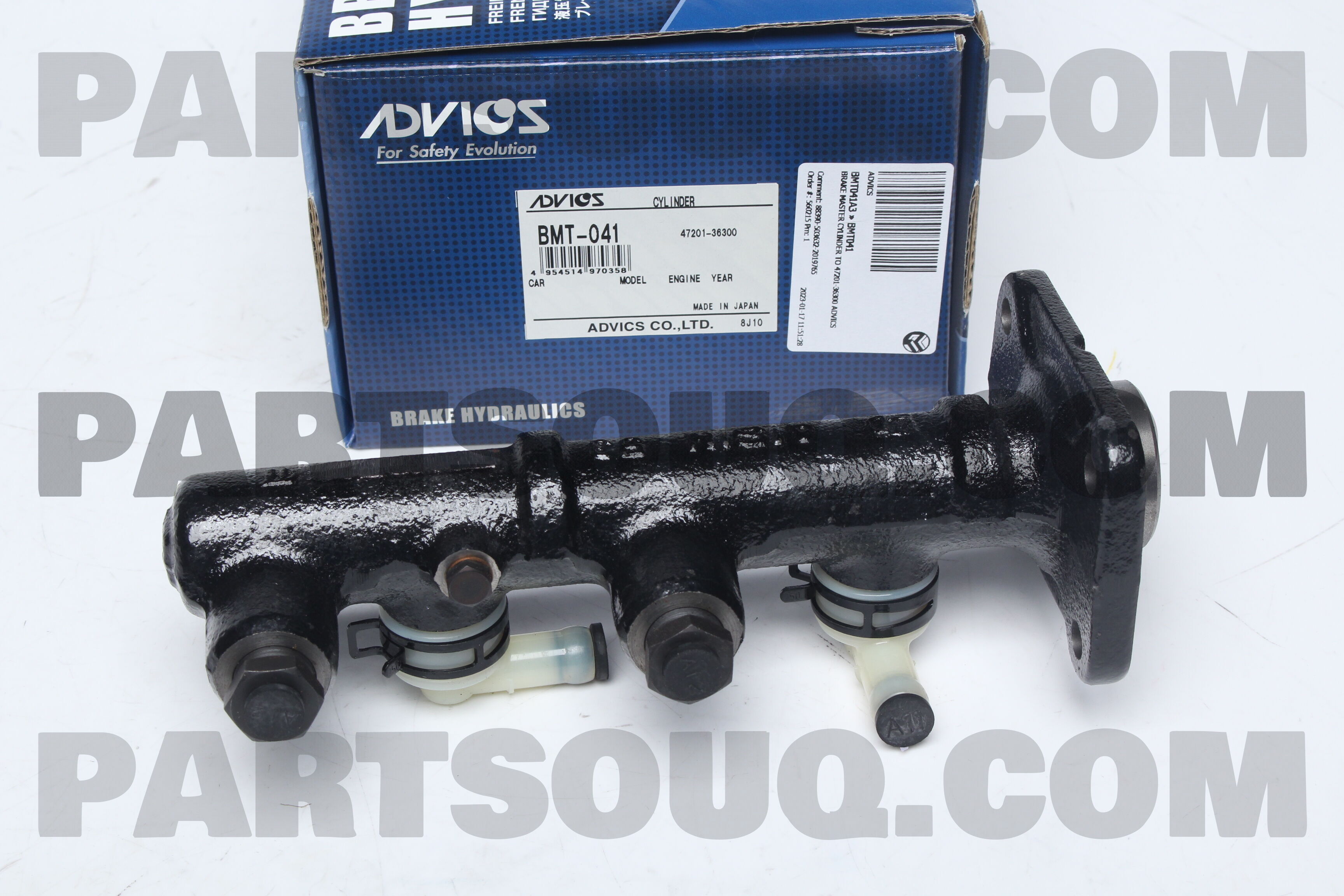 BRAKE MASTER CYLINDER TO 47201-36300 ADVICS BMT041 | ADVICS