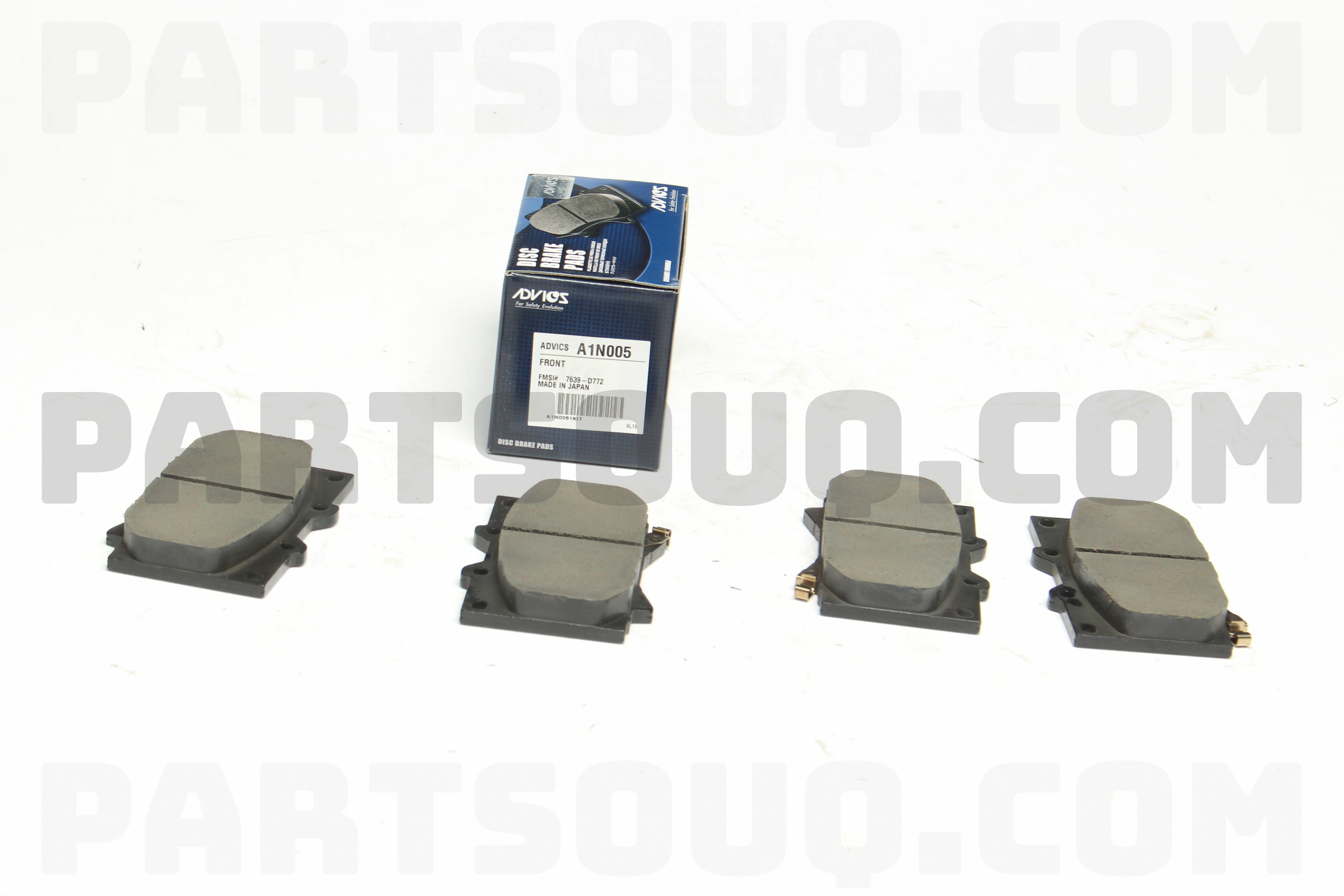 BRAKE PAD LAND CRUISER 2007 FR A1N005 | AISIN Parts | PartSouq BRAKE PAD LAND CRUISER 2007 FR A1N005 | AISIN Parts | PartSouq