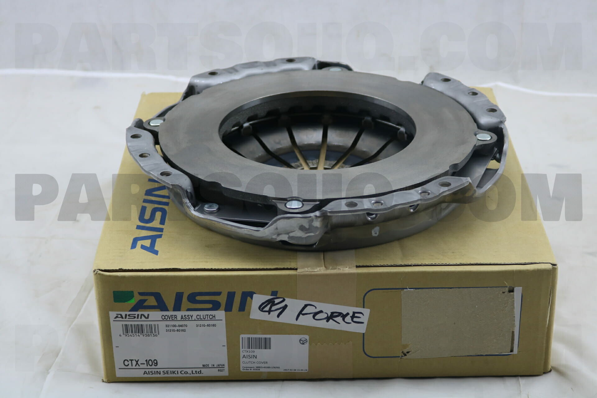 CLUTCH COVER CTX109 | AISIN Parts | PartSouq CLUTCH COVER CTX109 | AISIN Parts | PartSouq