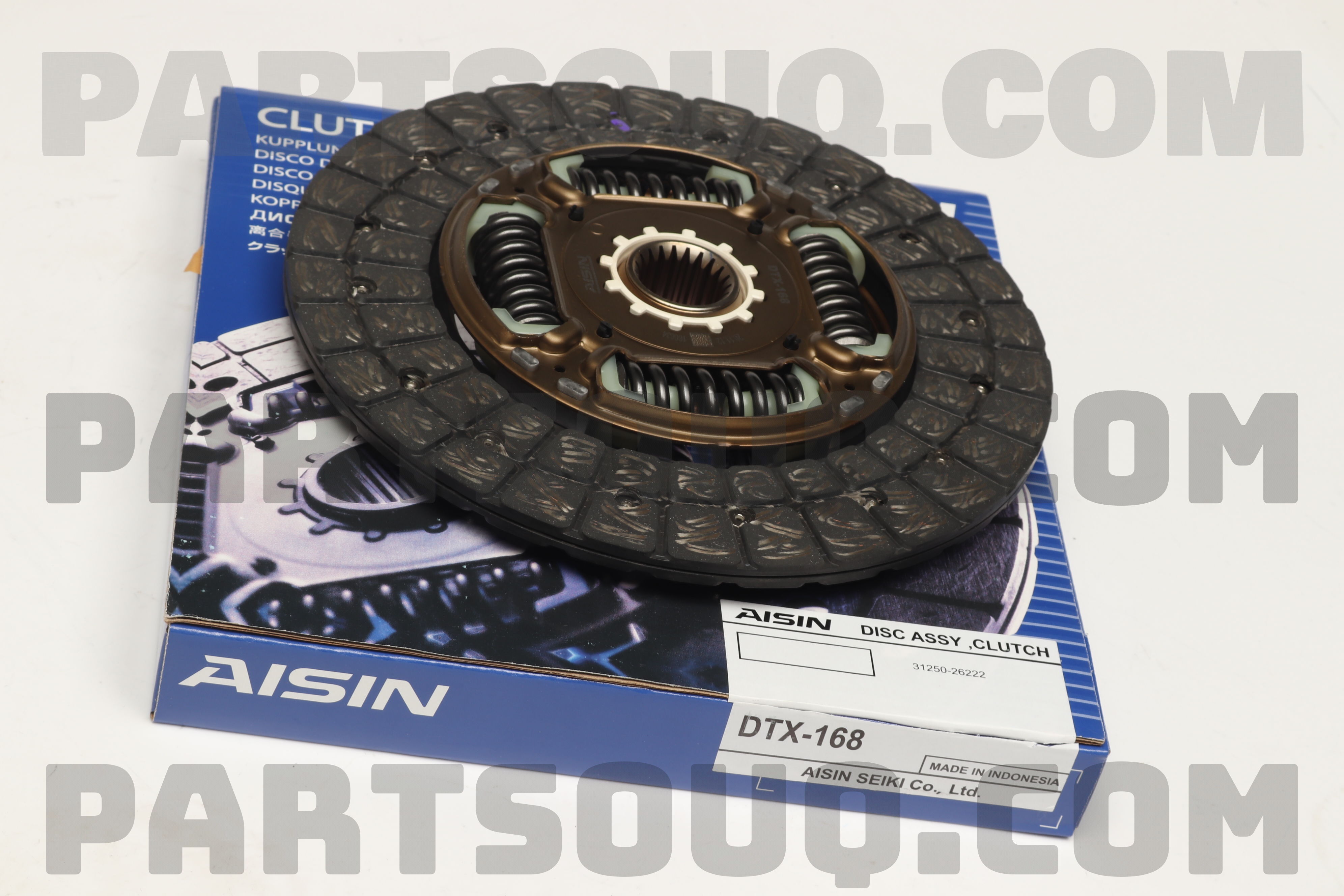 CLUTCH DISC 31250-26221 TO 5LE 4RUNNER 200710-200902 AISIN DTX168