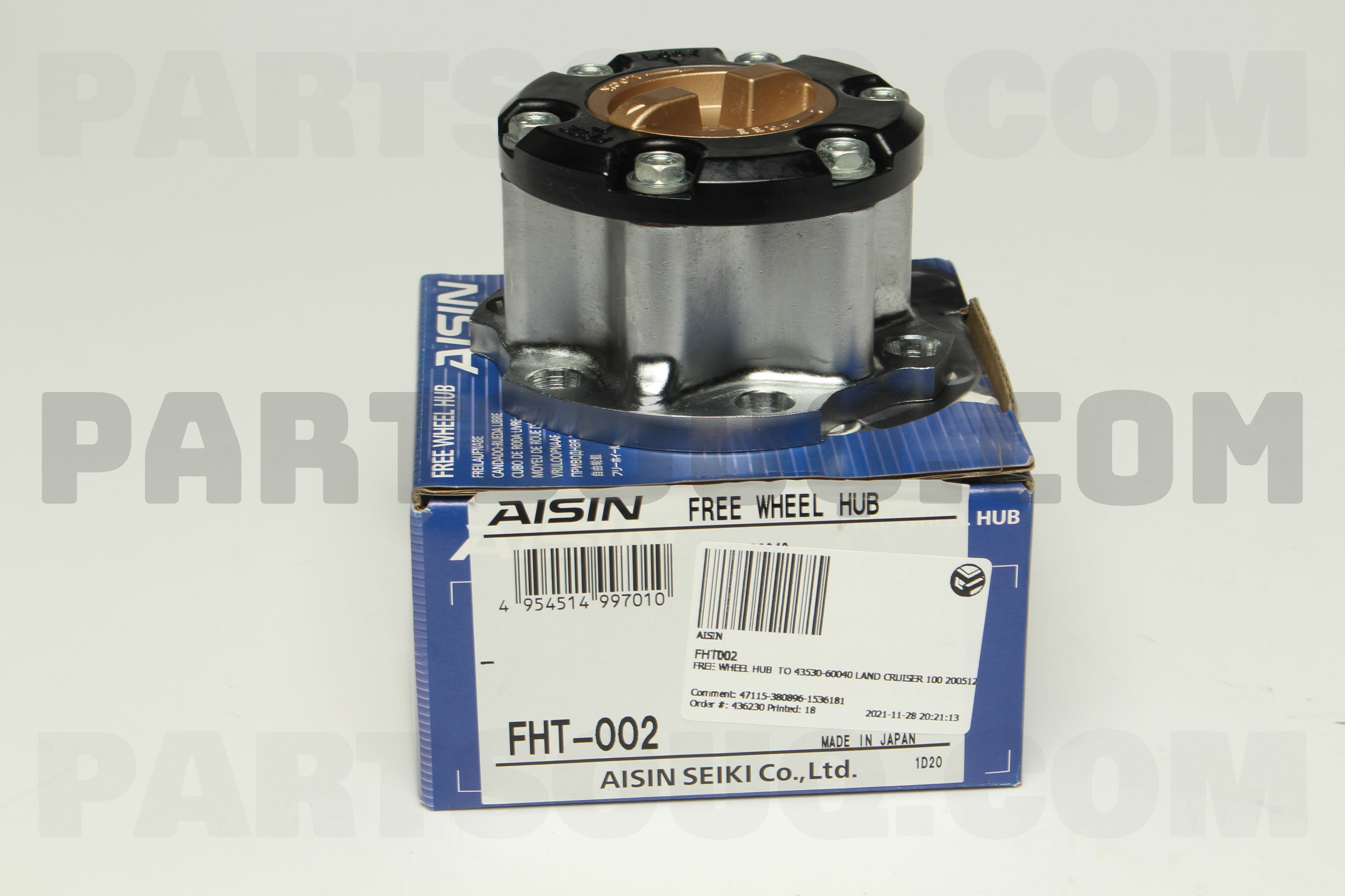 HUB ASSY, FREE WHEEL 4353060130 | Toyota Parts | PartSouq