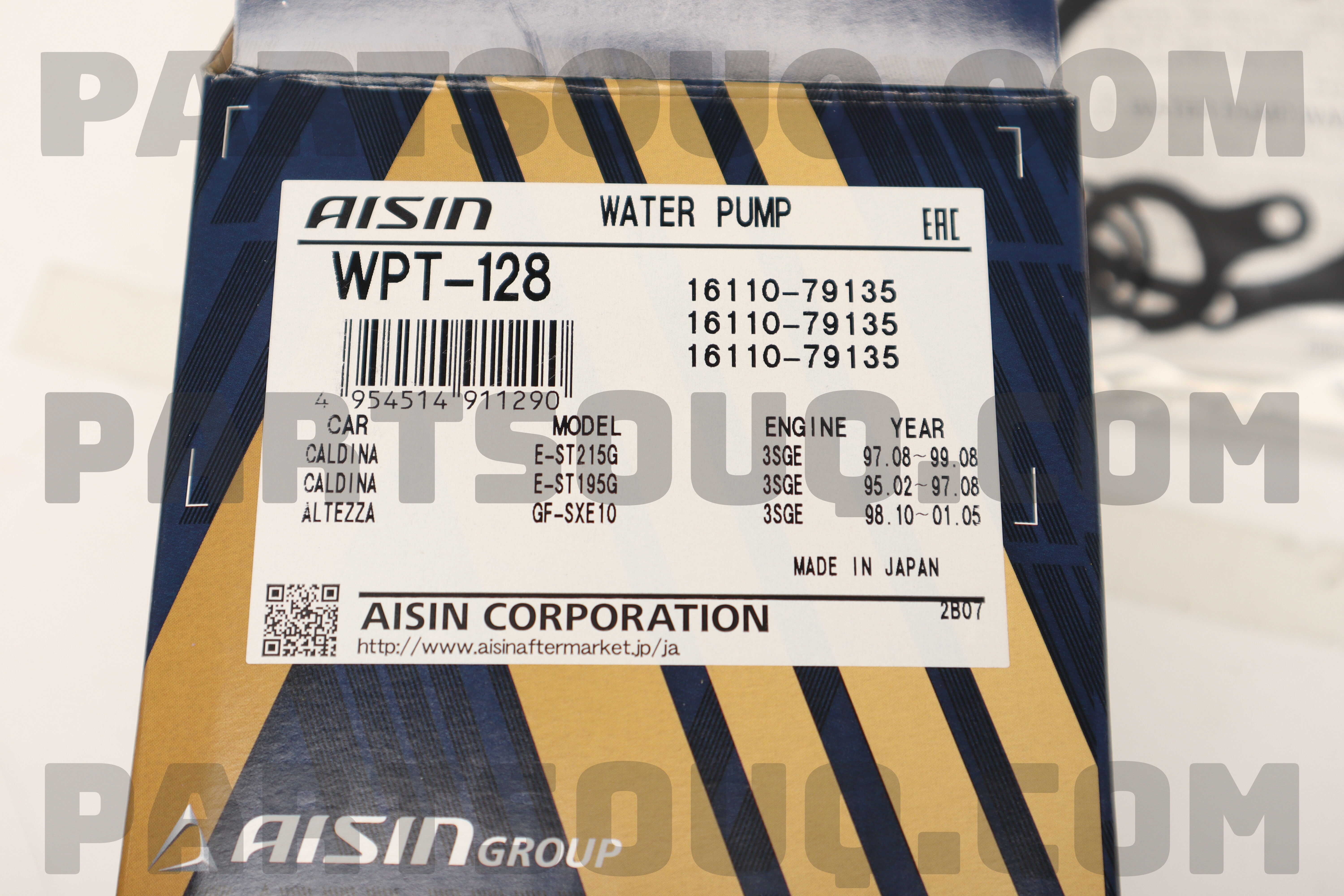 オンライン販売店舗 WPT-128 MR2 SW20 ウォーター ポンプ AISIN