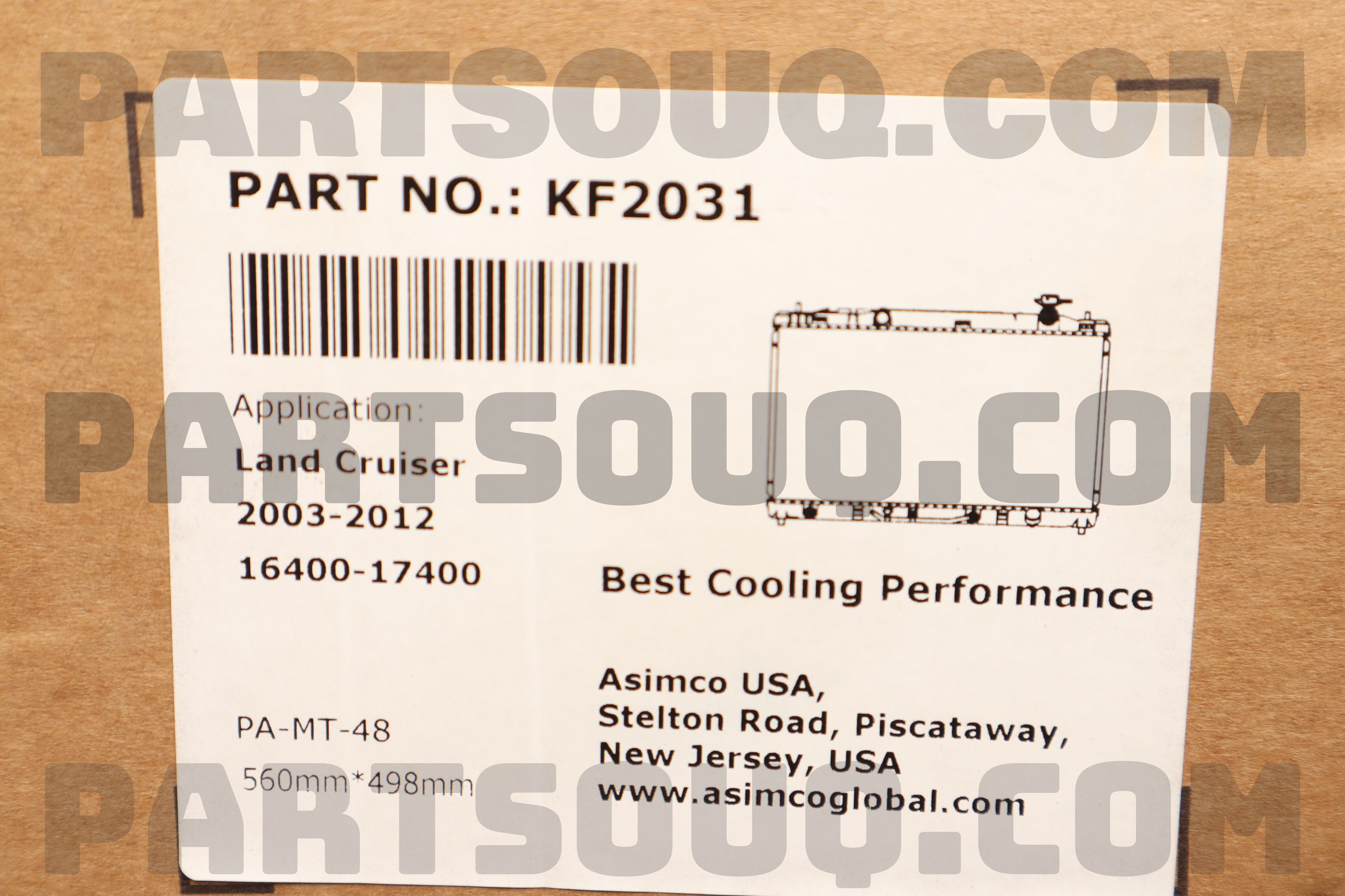 LAND CRUISER 1640017400 | ASIMCO Parts | PartSouq