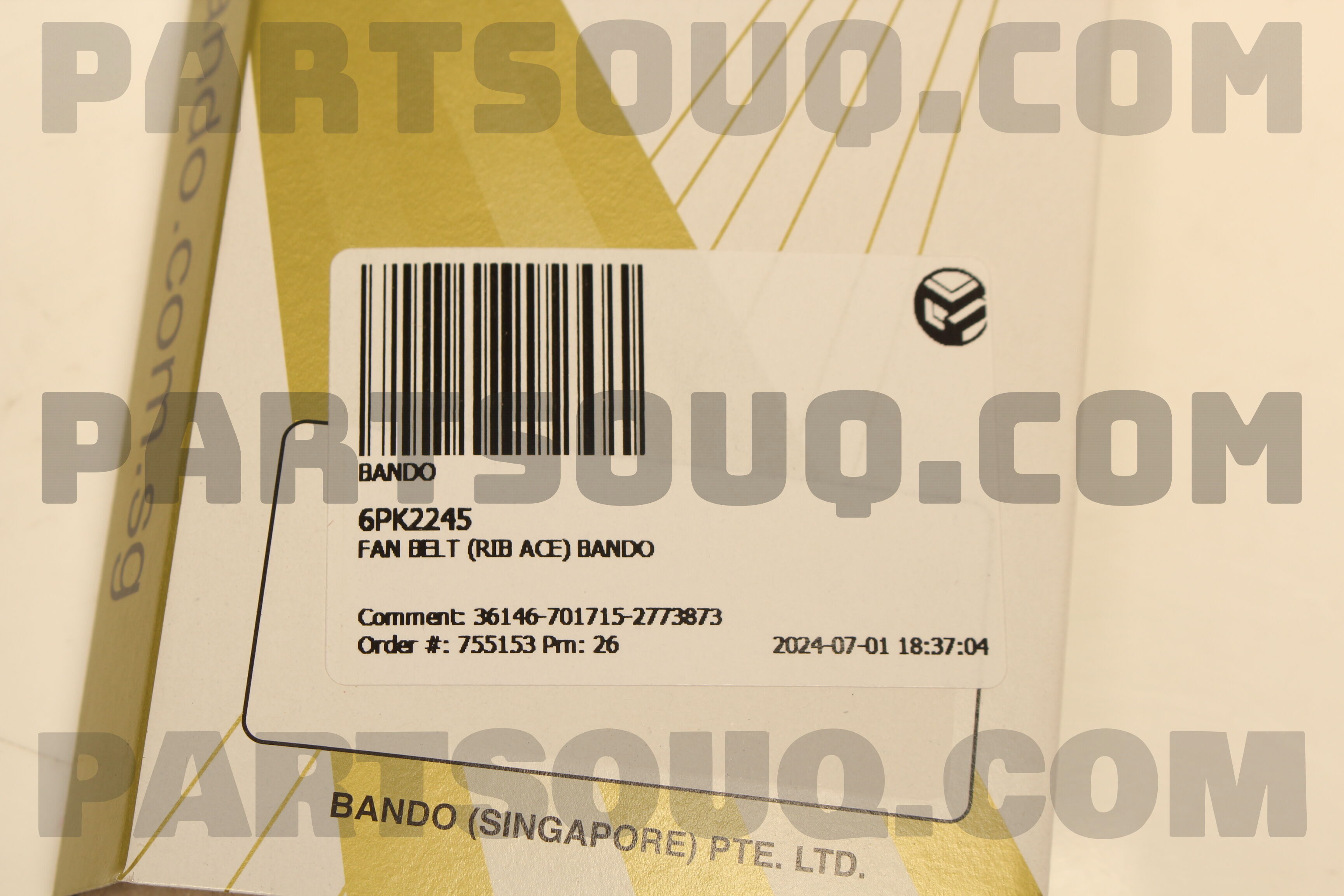V-RIBBED BELT-C(W203)E(W211) 6PK2250 | Contitech Parts | PartSouq