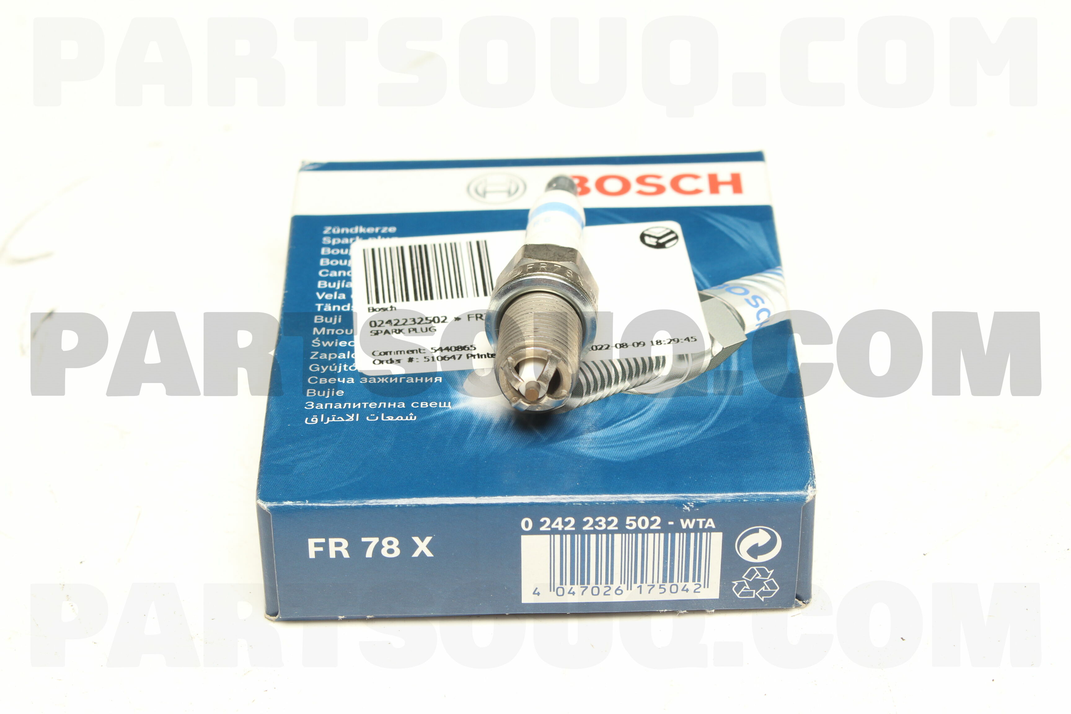 Bosch 4 x 0242232502 Spark Plug Set of 4 