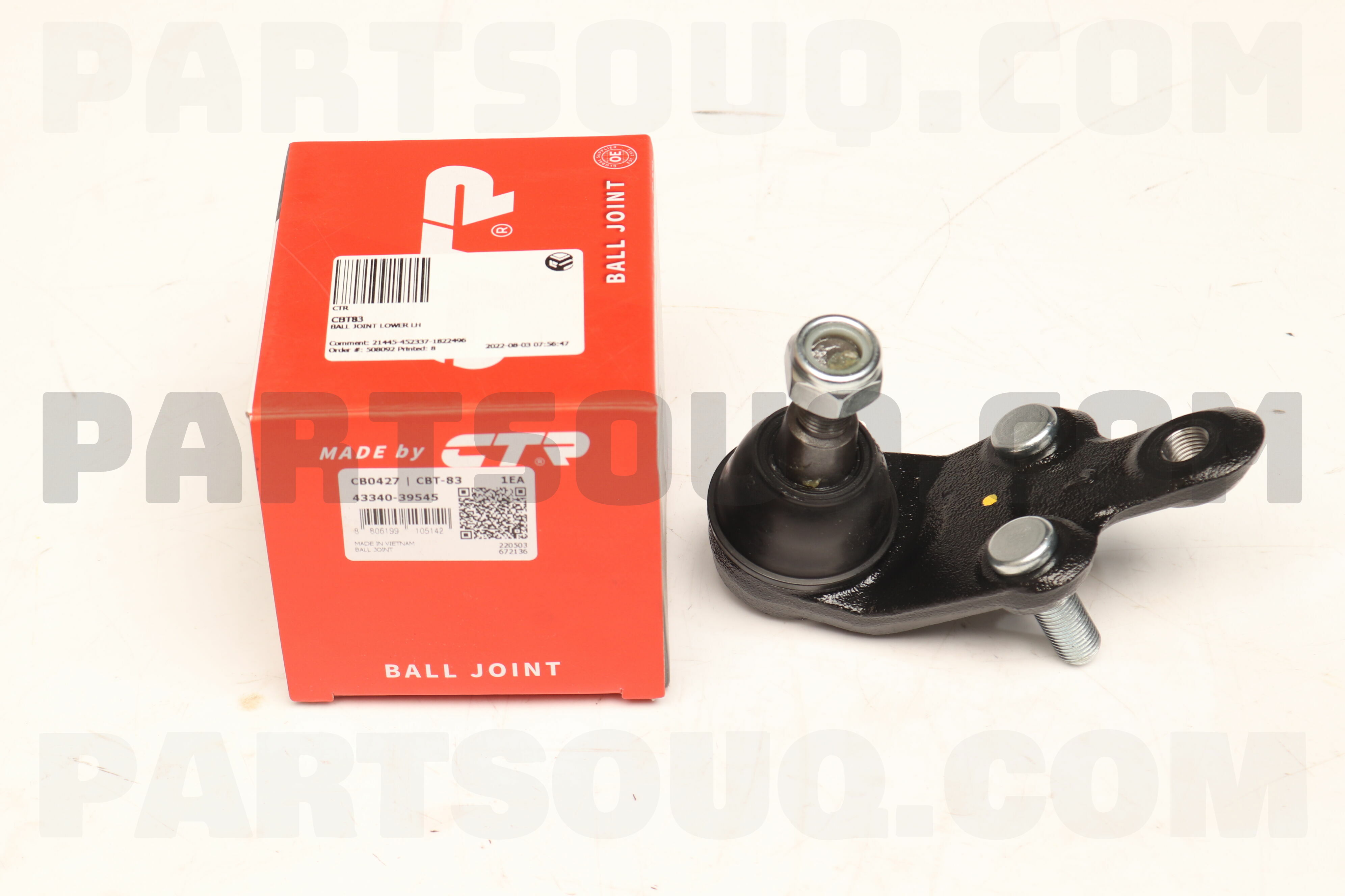 BALL JOINT LOWER LH CBT83 | CTR Parts | PartSouq