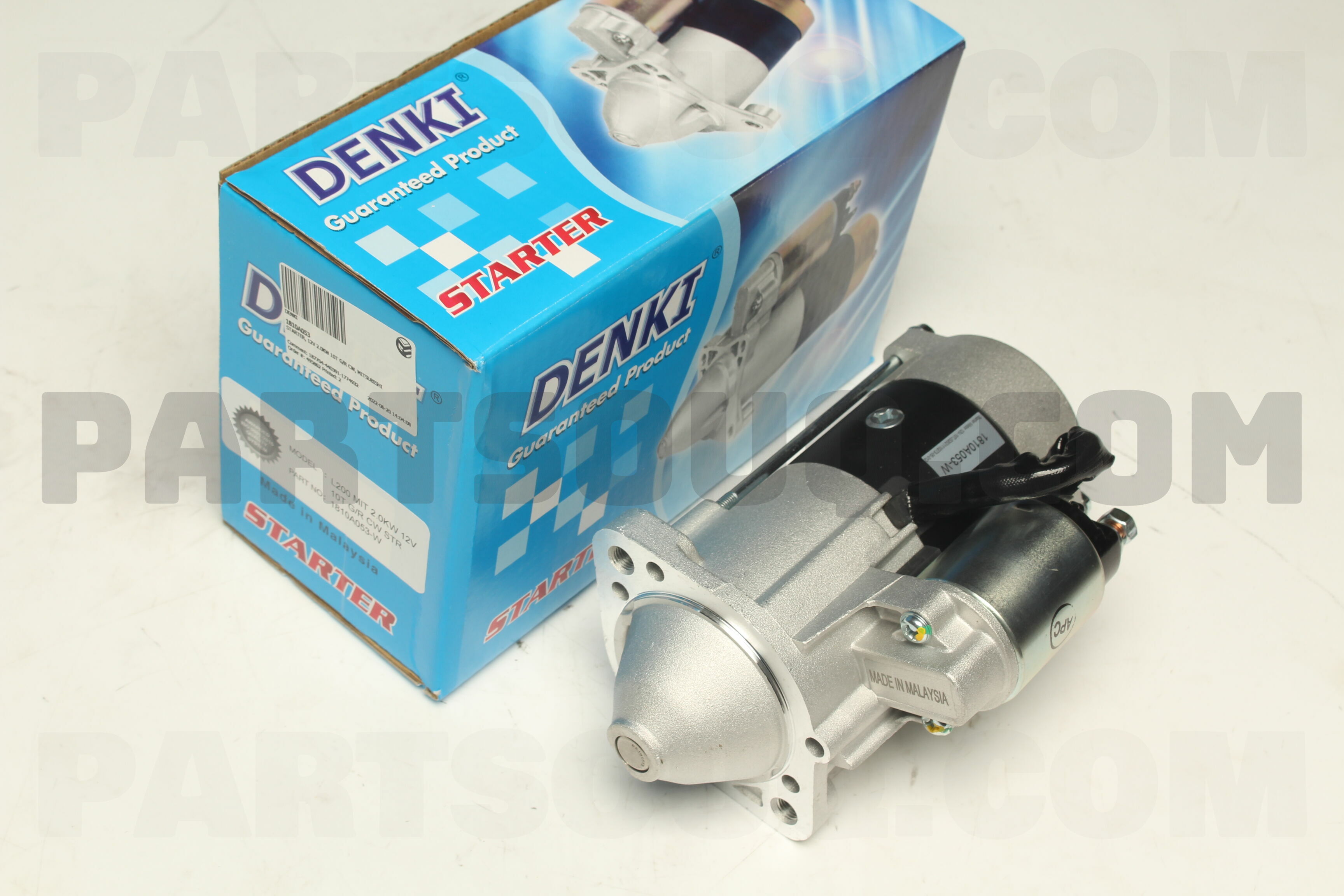【安心発送】 10T 2.0KW 12V STARTER, G/R DENKI | 1810A053 MITSUBISHI CW, ミュージック