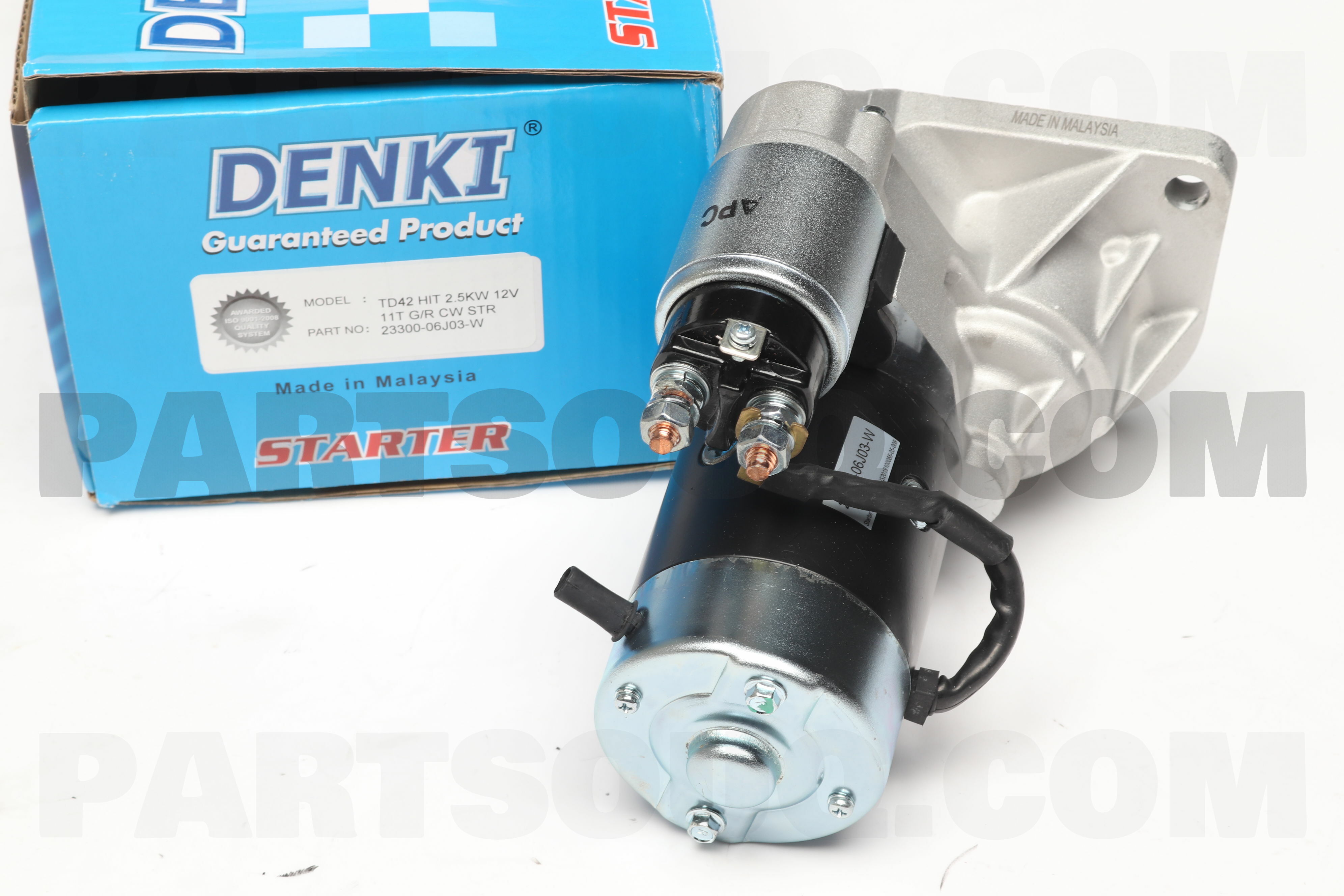 STARTER, 12V 2.2KW 11T, NISSAN 2330006J03 | DENKI Parts