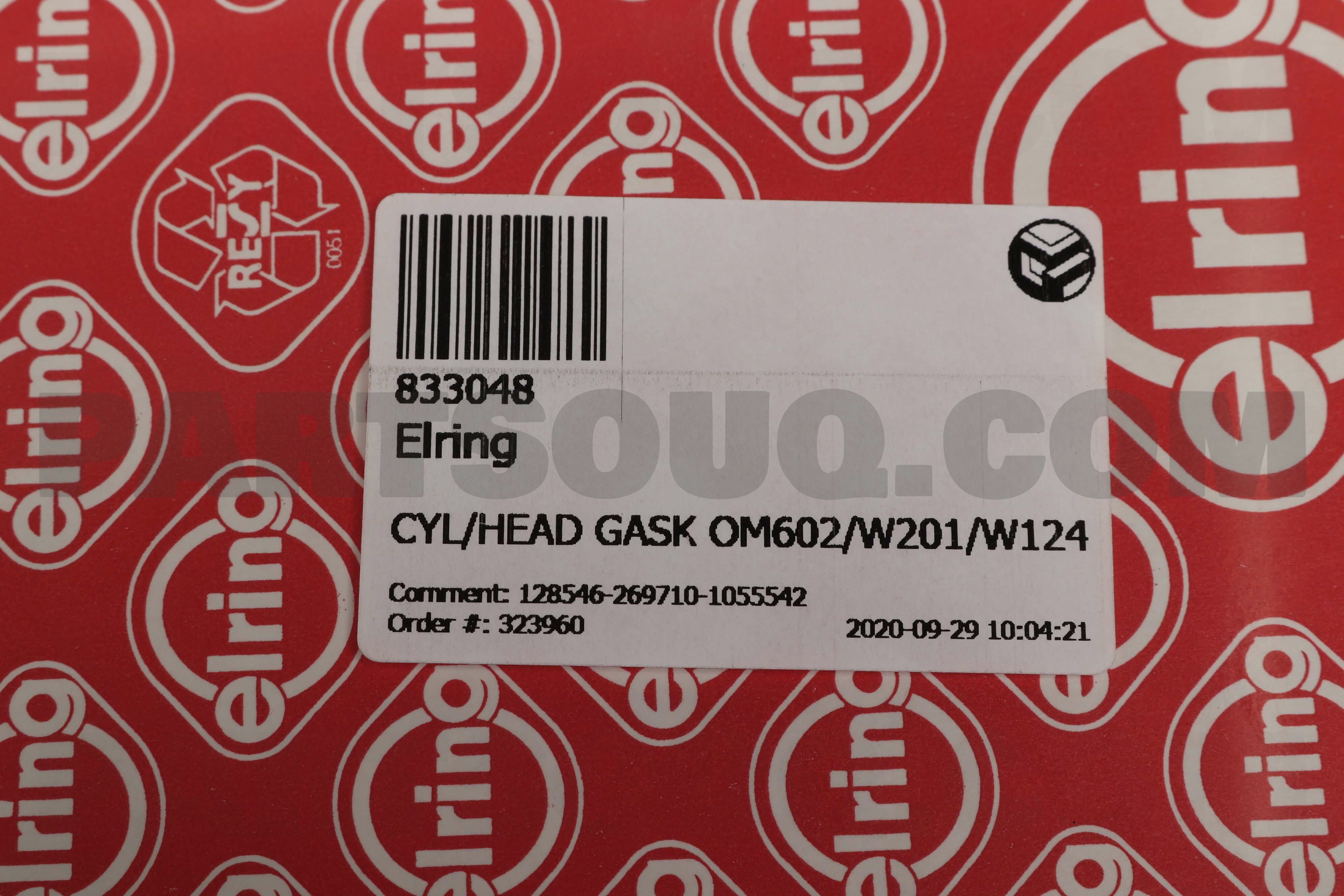 CYL/HEAD GASK OM602/W201/W124 833048 | Elring Parts | PartSouq