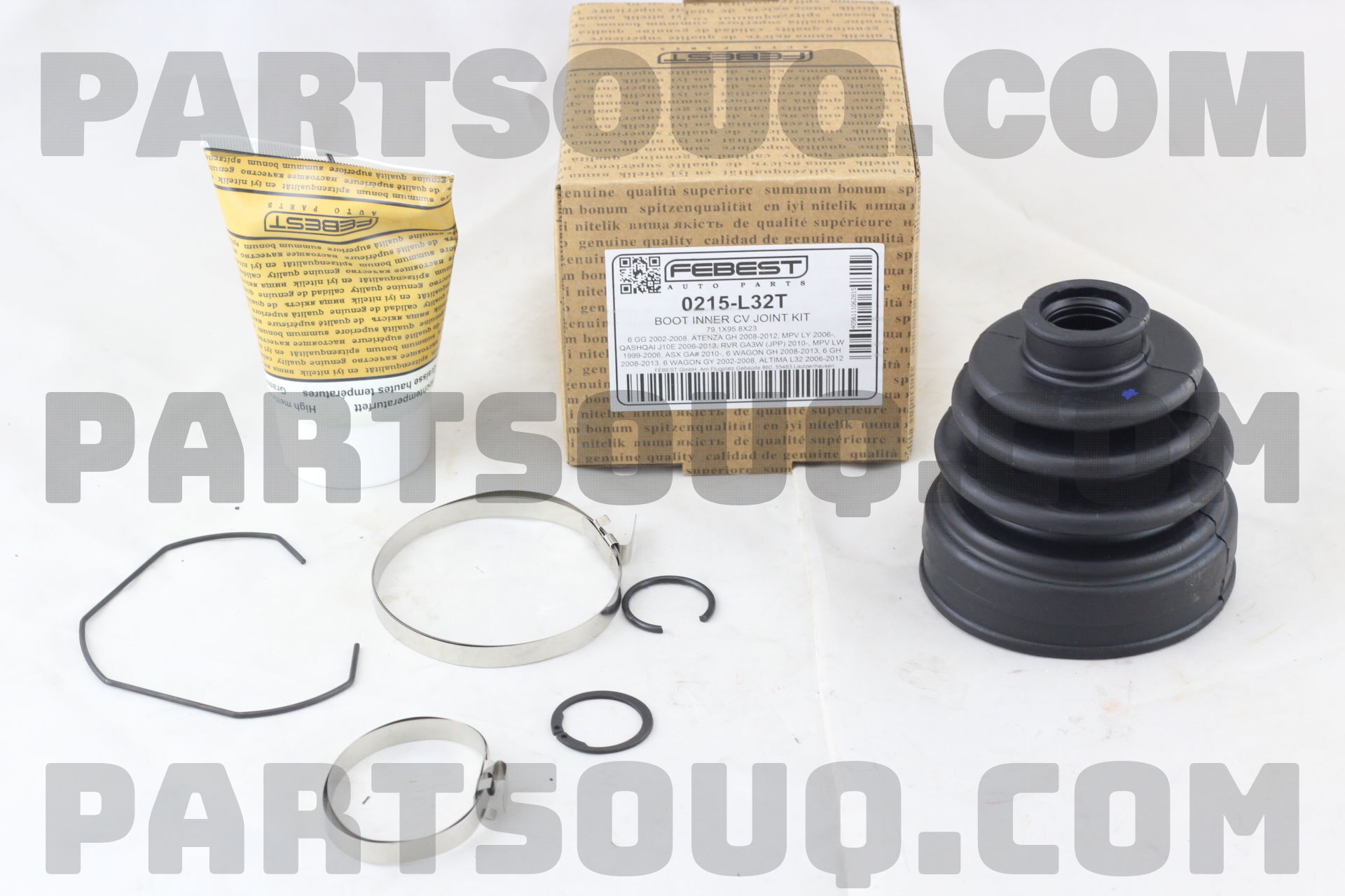 BOOT INNER CVJ 0215L32T | FEBEST Parts | PartSouq