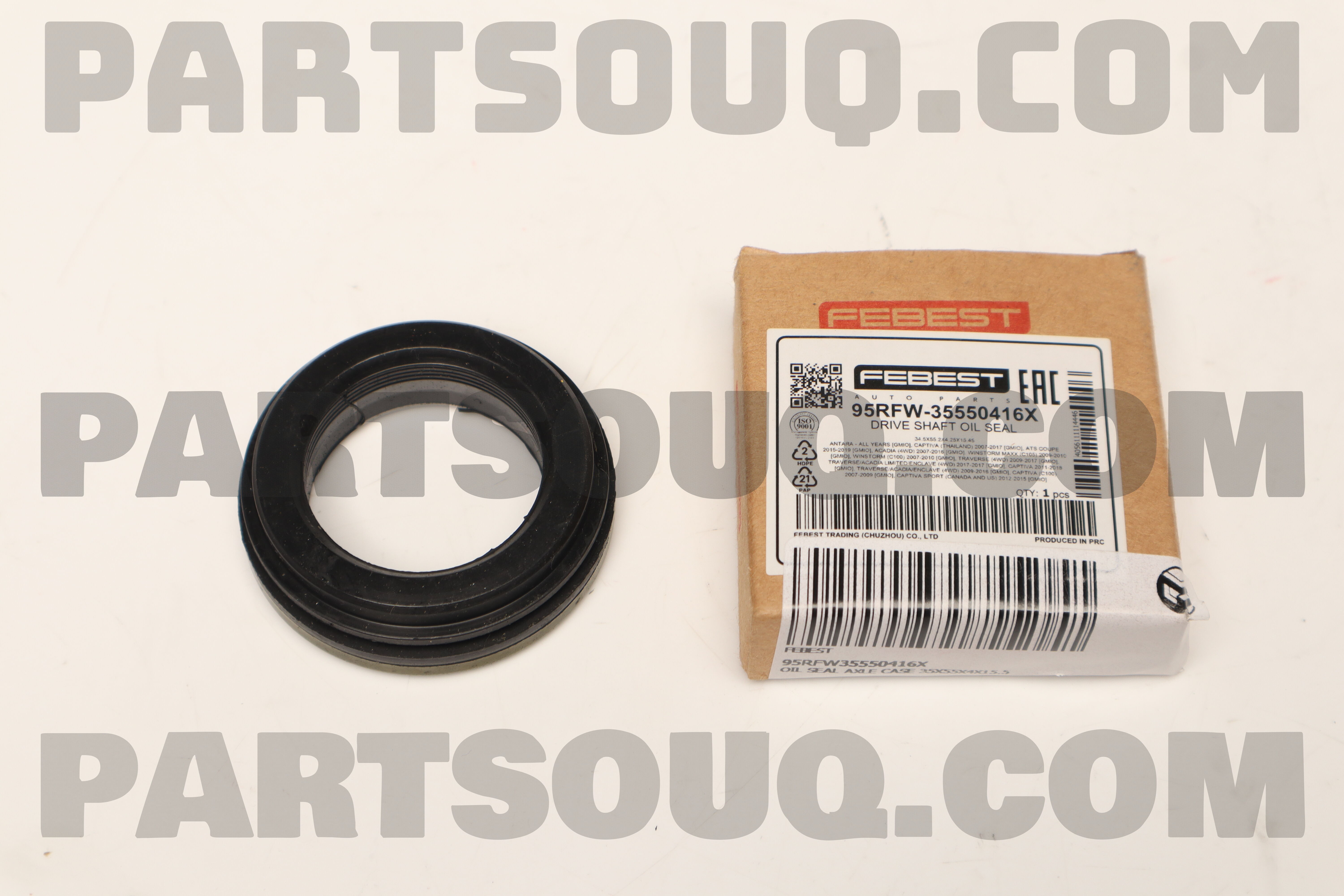 95RFW35550416X OIL SEAL AXLE CASE 35X55X4X15.5