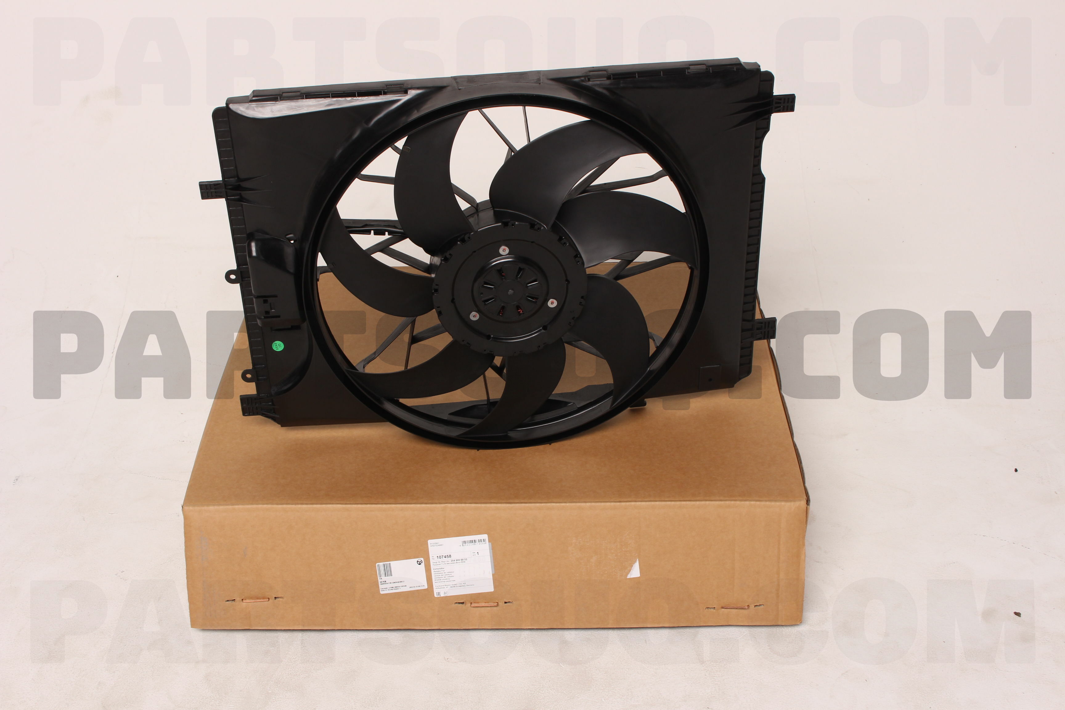 W204 radiator shop fan