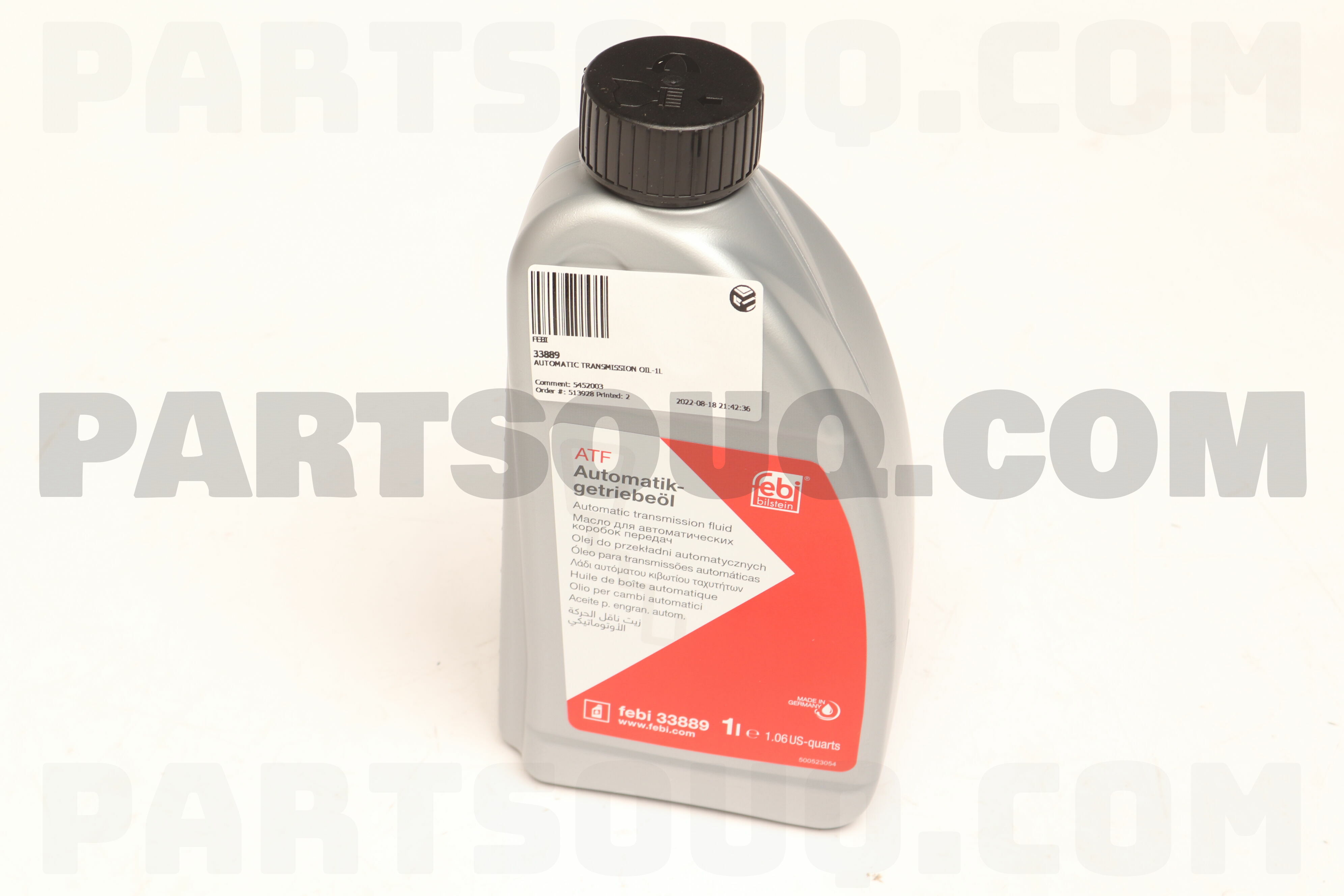 ATF GEAR OIL(ATF 134 FE1LTR) 0019897803 Hengst Parts PartSouq