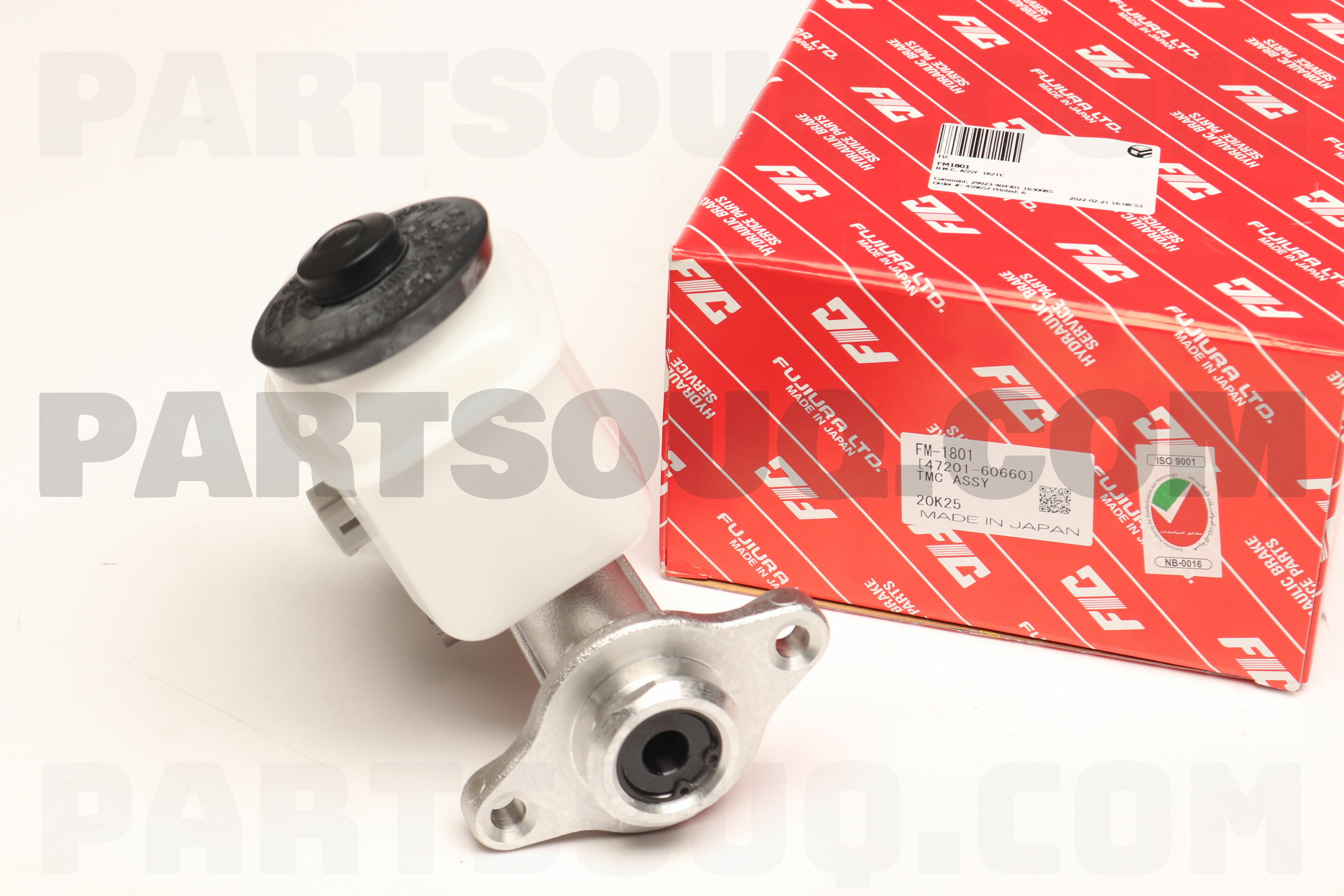 CYLINDER SUB-ASSY, BRAKE MASTER 4720160660 | Toyota Parts