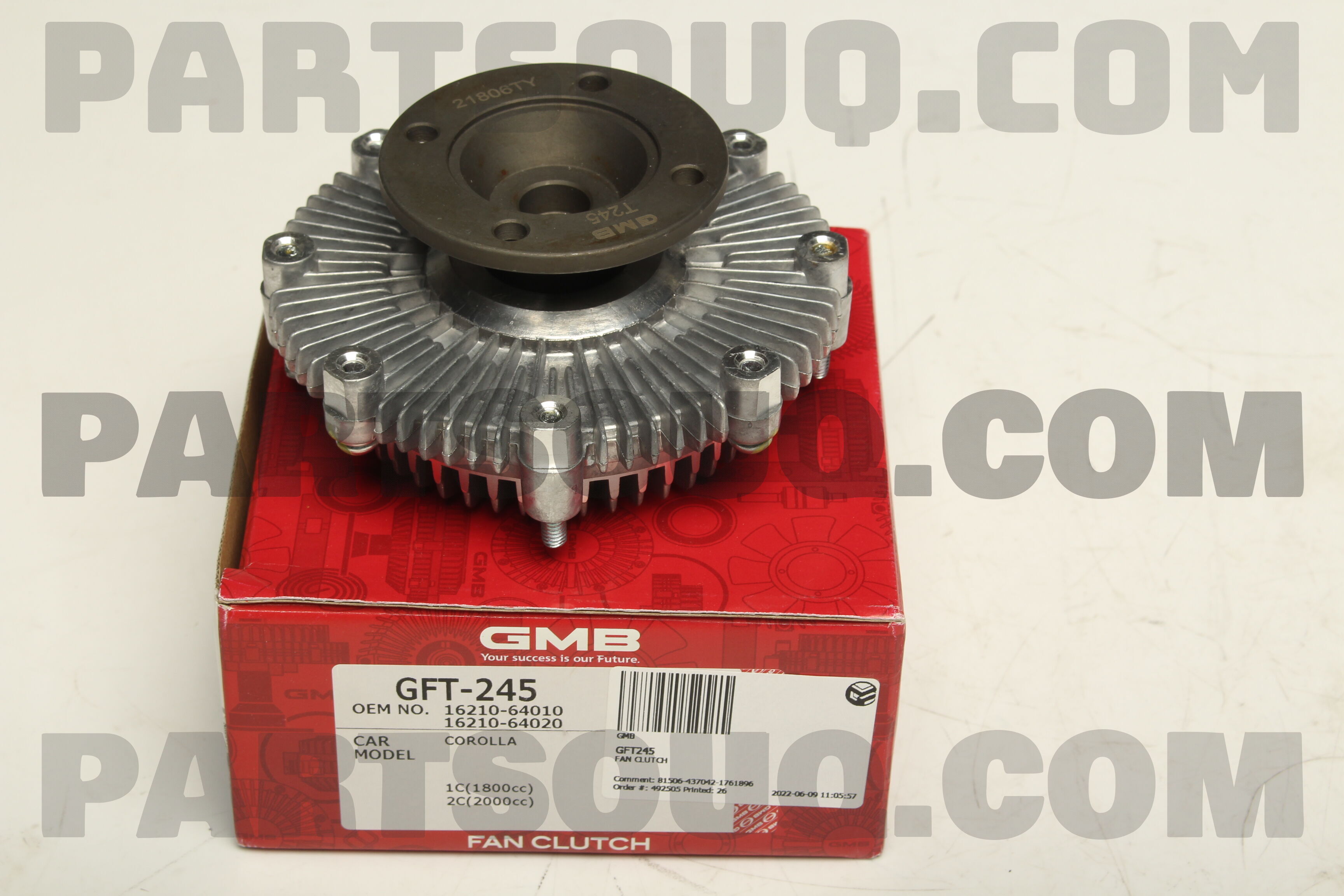 FAN CLUTCH TO 16210-64010 1C,2C SHIMAHIDE 1621064010 | SHIMAHIDE Parts ...