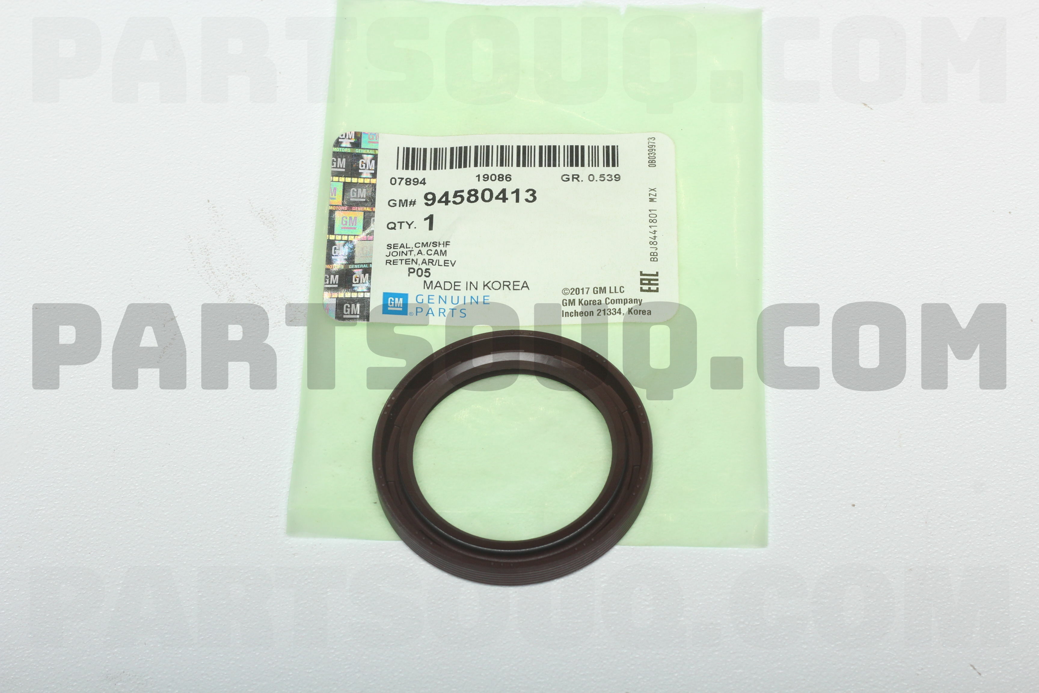 SEAL,CM/SFH FRT 94580413 | General Motors Parts | PartSouq