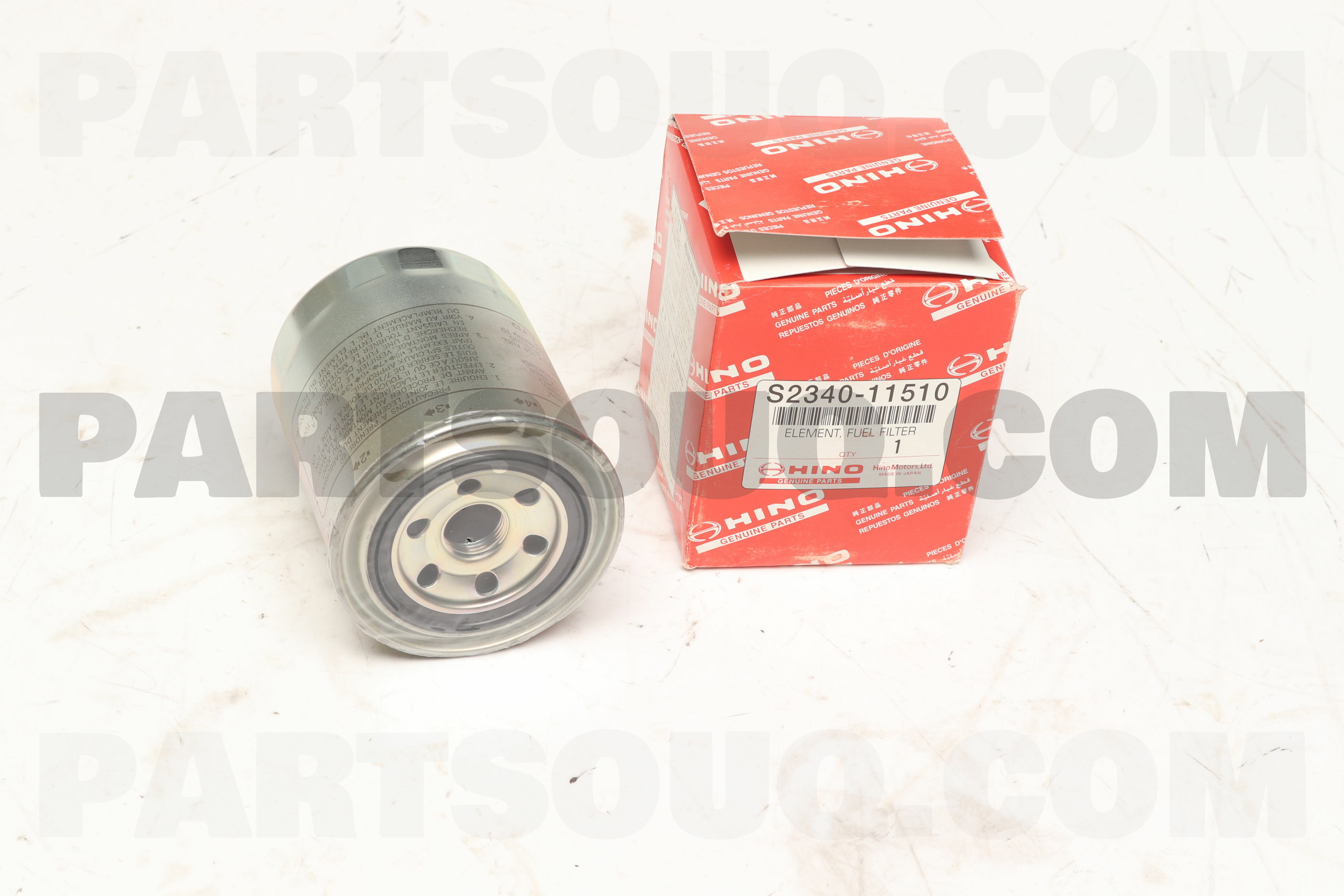 Forklift Fuel Filter Hino S2340-11510 Hacus Aftermarket New FPE 